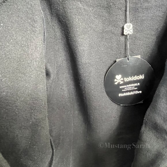 Super Rare Tokidoki 10 Year 2015 Mermicorno Buds Black Womens Small Hoodie New - Picture 4 of 12